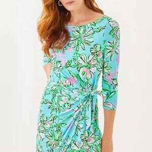 Lilly Pulitzer Blaise 3/4 Sleeve Romper Sz L New with Tags